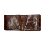 Premium Cow Leather Bifold Wallet – Vintage Tan